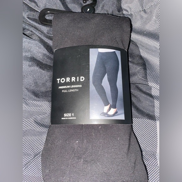 torrid Pants - Torrid full length black leggings. Size 1